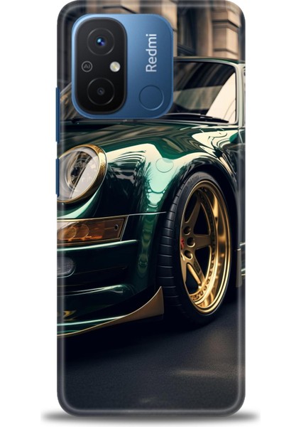 Xiaomi Redmi 12C Kılıf Hd Baskılı Kılıf + Seramik Tam Kaplayan Ekran Koruyucu 486