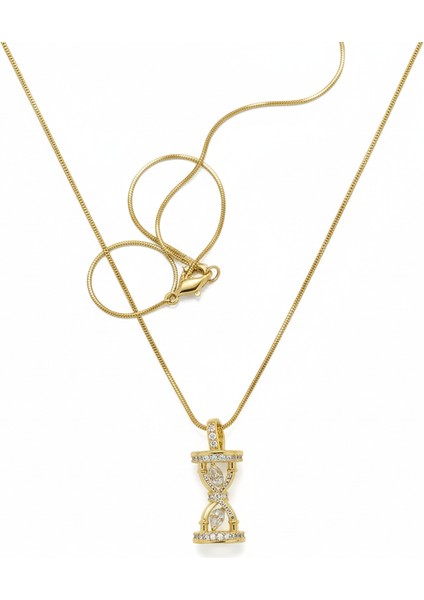 Işıltılı Kum Saati Kolye modelleri