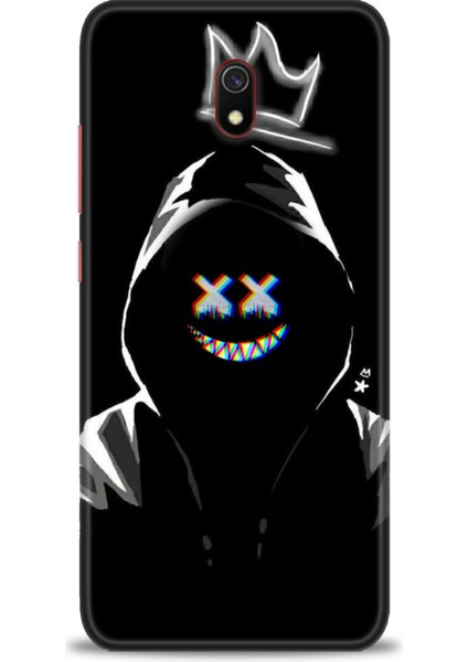 Xiaomi Redmi 8A Hd Baskılı Kılıf + Seramik Tam Kaplayan Ekran Koruyucu 351