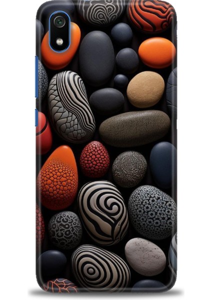 Xiaomi Redmi 7A Hd Baskılı Kılıf + Seramik Tam Kaplayan Ekran Koruyucu 344