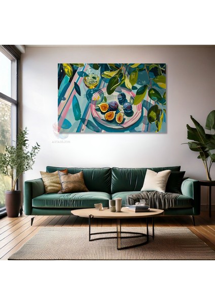 Kanvas Yatay Duvar Tablosu Kanvas Incir Tabagi Ev Ofis Salon Modern Duvar Tablosu fiyatları