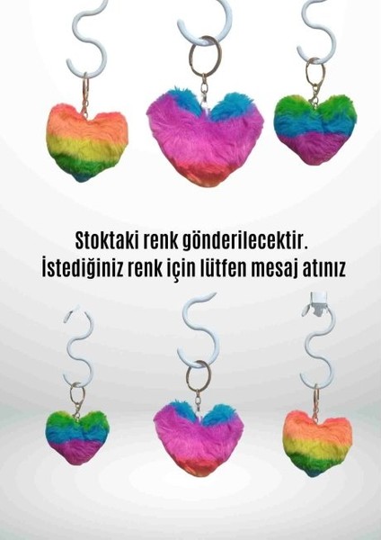 Anahtarlık Peluş Kalp - Sevgi Dolu Tasarım fiyatları