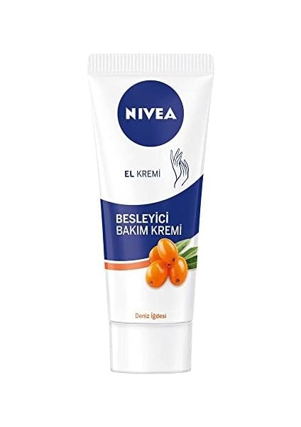 Nıvea Besleyici Bakım Deniz Iğdesi El Kremi E Vitaminli (75 Ml)