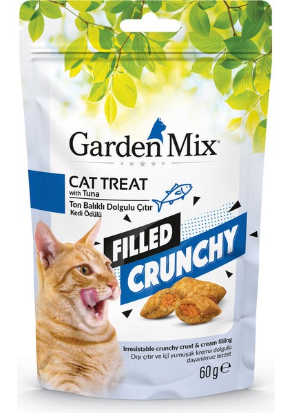 Techmrt Gardenmix Ton Balikli Içi Dolgulu Kedi Ödülü 60 gr x 6 Adet