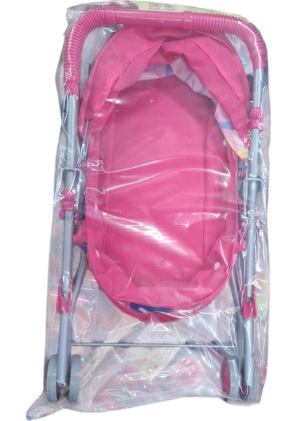 Seçtim Aldım Vardem Bebek Arabası Beşikli FL6068-F Metal Katlanabilir Puset Pembe Kalpli 4 Teker 3+ fiyatları