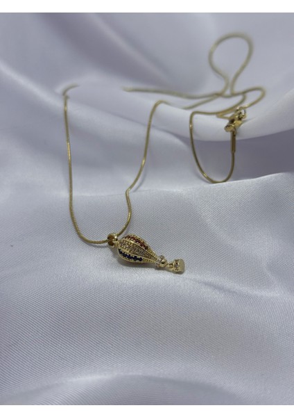 Zirkon Taşlı Renkli Balon Kolye modelleri