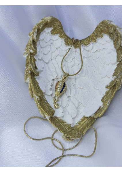 Zirkon Taşlı Renkli Balon Kolye fırsatları