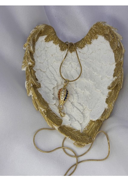 Zirkon Taşlı Renkli Balon Kolye