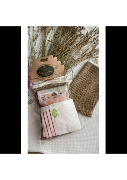 Doğal 4'lü Banyo Hamam Seti fiyatları