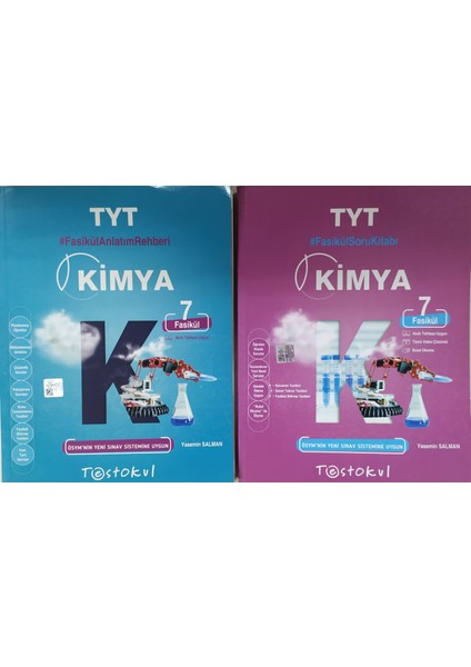 Test Okul Yayınları Tyt Kimya Fasikül Ders Anlatım Rehberi+Fasikül Soru Kitabı