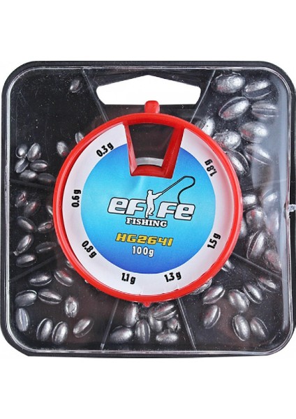 Sıkma Kutu Kurşun Seti 100GR Yuvarlak HG2641