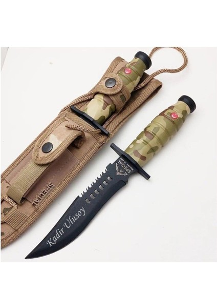Kişiye Özel Special Kamp Komando Kamp Outdoor Bıçağı