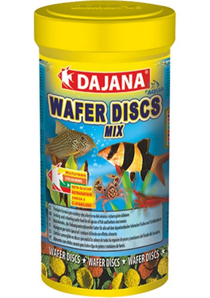 Techmrt Dajana Wafer Discs Mix Yem 250 ml 100 gr