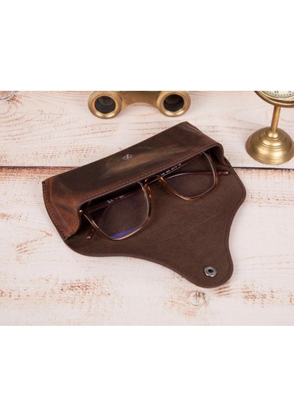 Roan Deri Gözlük Kılıfı G2 Kahve modelleri