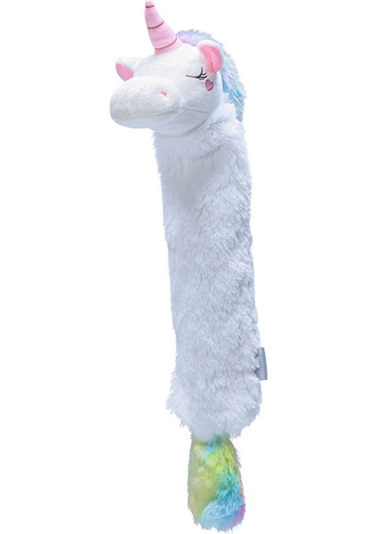 Techmrt Beeztees Yavru Köpek Oyuncağı, Unicorn, Peluş, Beyaz, 49X10X14CM