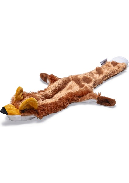 Techmrt Beeztees Köpek Oyuncağı, Sesli, Tilki, Peluş, Kahverengi, 52X15X2,5CM