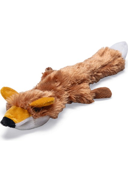 Techmrt Beeztees Köpek Oyuncağı, Sesli, Tilki, Peluş, Kahverengi, 30X13X2,5CM