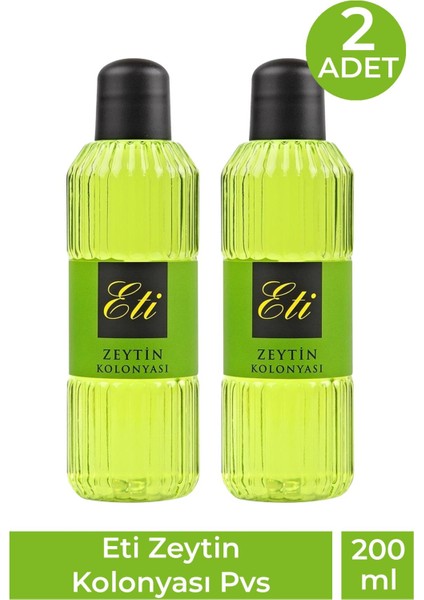Zeytin Kolonyası Pvc 200 ml 2 Adet