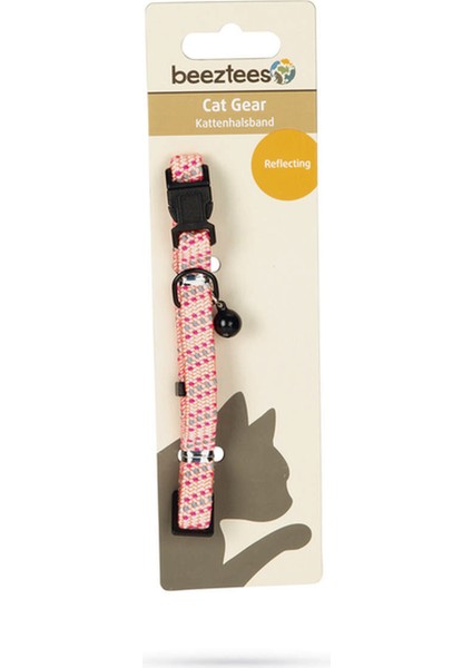 Techmrt Beeztees Kedi Boyun Tasması, Zilli, Pembe, 24,5-33CM fiyatları