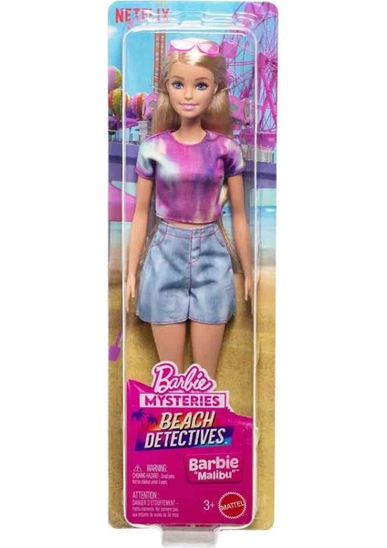 JFV63 Barbie Malibu Bebek - Malibu -Barbie Mysteries: Beach Detectives fırsatları