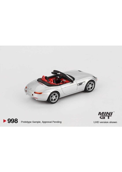 Mını Gt 1:64 Bmw Z8 Silver Diecast Metal Model Araba Koleksiyonluk MGT00998 fırsatları