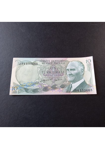Escoines 3996368F56EE39020C 6.emisyon 2.tertip 10TÜRK-LIRASI J 54 Serisi Çil