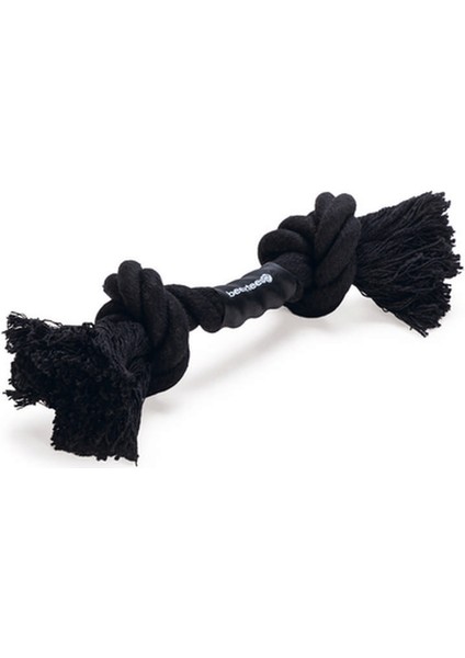 Techmrt Beeztees Köpek Oyuncağı, Çift Düğümlü Diş Ipi, Pamuk Iplerden, Siyah, 20X6X4,5CM, 71GR