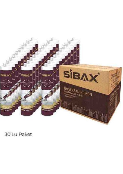 Beyaz Slikon (1 Koli 30 Adet )