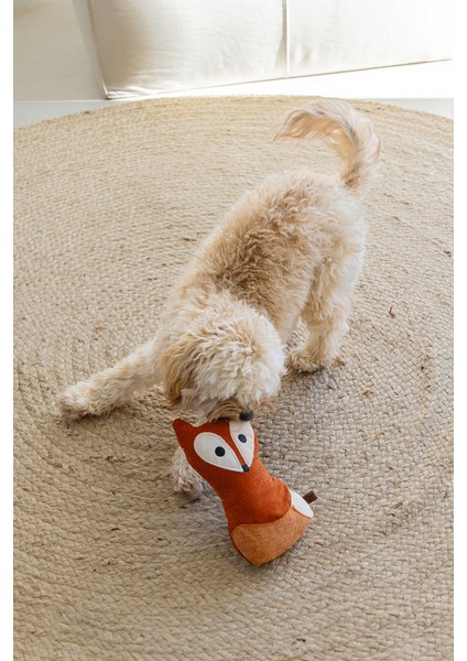 Techmrt Beeztees Dbl Köpek Oyuncağı, Sesli, Tilki, Peluş, Turuncu, 25,5cm fiyatları