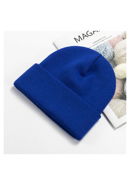 Katlamalı Basic Tiriko Bayan Beresi Lacivert Bere