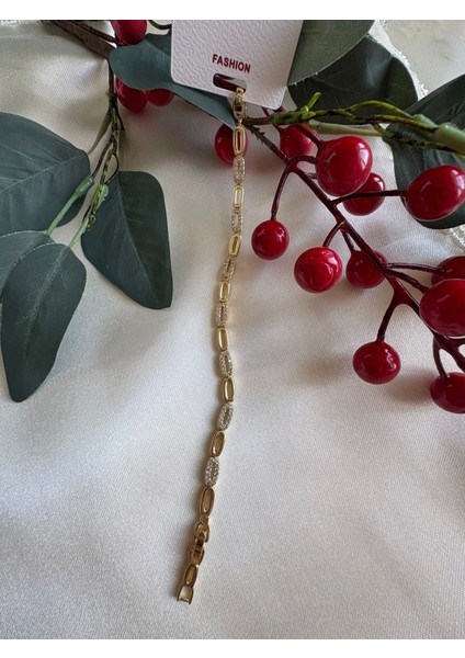 Özel Seri 14K Altın Kaplama Zirkon Bileklik-Şık ve Parlak Görünüm modelleri