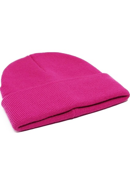 Katlamalı Basic Tiriko Bayan Beresi Fuşya Bere fiyatları