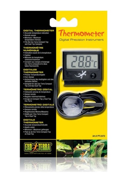 Techmrt Exo Terra LED Rept-O-Meter Thermometer-V