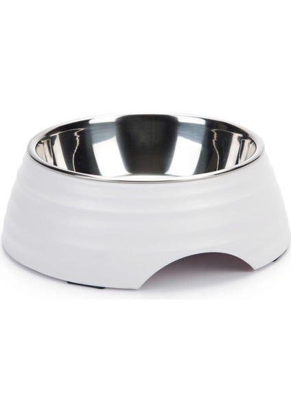 Techmrt Beeztees Köpek Mama Su Kabı, Paslanmaz Çelik, 17,5cm