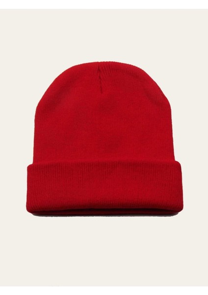 Katlamalı Basic Tiriko Bayan Beresi Kırmızı Bere fiyatları