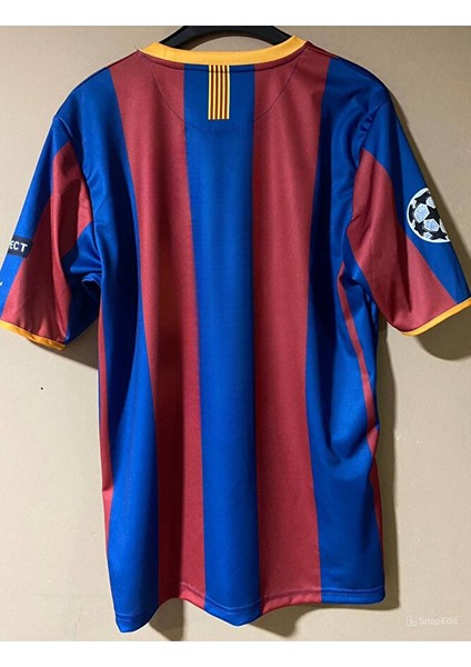 Barcelona 2010/11 Iç Saha Bordo Isimsiz Yetişkin Forması