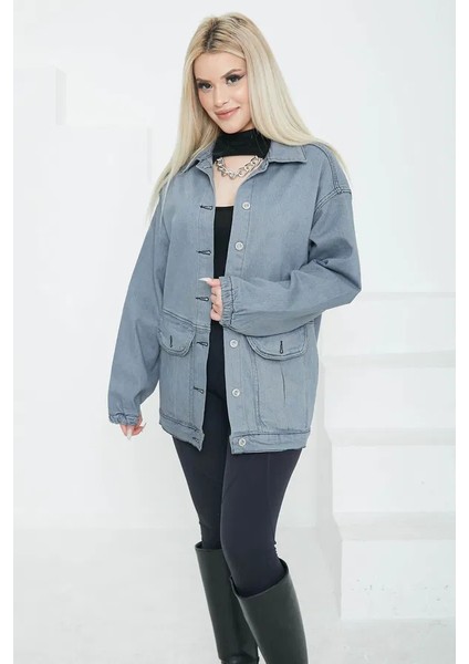 Kadın Oversize Körüklü Cep Kot fırsatları