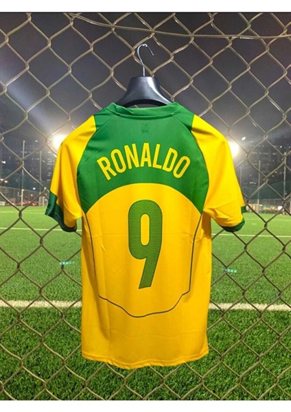 Ronaldo Nazario Brezilya Milli Takımı 98 Dünya Kupası Nostalji Forması (Sarı)