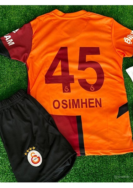 Maske Hediyeli Victorr-Osimhenn Çocuk Parçalı Forması (Forma Şort Çorap Maske) 4 Lü Set