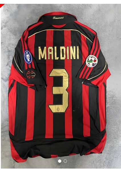 Efsane Milan Kadrosu 2007 Sezonu Maldini 3 Numara Forması