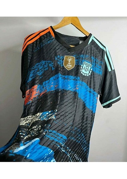 Özel Konsept Arjantin 2022 Dünya Kupası Lionel Messi Forması