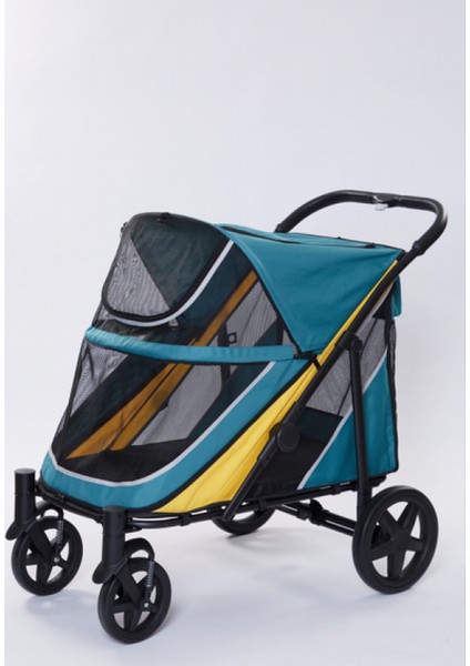 Techmrt Tommy Evcil Hayvan Arabası Turkuaz 112*65*100CM Max 40KG fiyatları