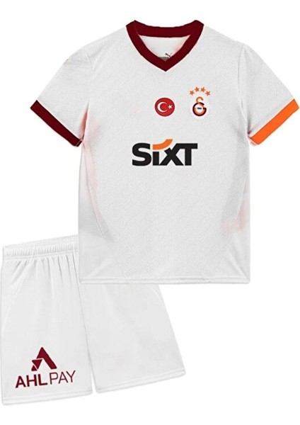 GÂLÂTASARÂY'2024/25-M.İCARDI' 9 Deplasman Beyaz Çocuk Forması Maske Hediyeli Spor T-Shirt modelleri