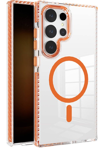 Galaxy S24 Ultra Kılıf M-Safe Şarj Özellikli Airbagli Takılabilir Askı Aparatlı Zore Nana Kapak fiyatları