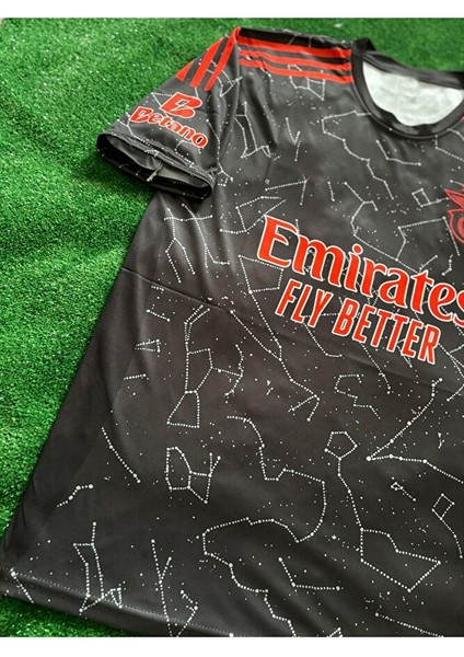 Kerem Aktürkoğlu 17 Benfica 2024/2025 Yeni Sezon Deplasman Siyah Yetişkin Futbol Forması indirimleri