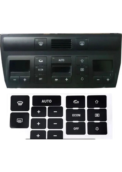 A6-C5 Kasa 1997-2004 Aralığına Uyumlu Klima Tuş Tamir Takımı Sticker Etiketi fiyatları