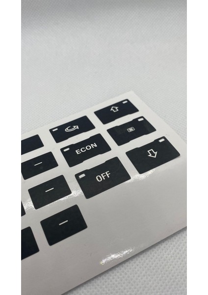 A6-C5 Kasa 1997-2004 Aralığına Uyumlu Klima Tuş Tamir Takımı Sticker Etiketi modelleri