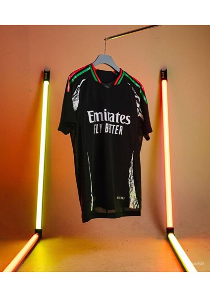 A.r.s.e.n.a.l 2024/25 Yeni Sezon Deplasman Siyah Forması Spor T-Shirt fırsatları
