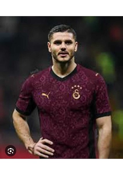 Galatâsâr.ây- 2025-2026 5.yıldızlı Özel Me'kt€bi-'sult'ani Yetişkin Forması Bordo Icâ'rdi 9