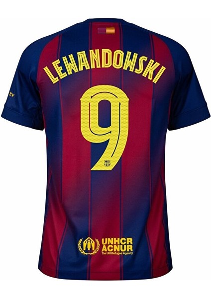 Barcelona 2025-2026 Iç Saha Lewandowski 9 Yetişkin Futbol Forması fiyatları